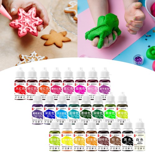 25 Colors Food-grade Liquid Baking Compound Colorant Practical Food Coloring - Bild 7 von 11