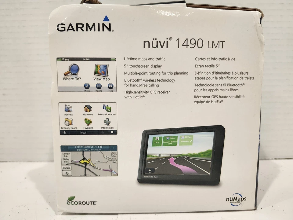 Garmin Nuvi 1490T GPS Updated with Latest Map of NA  Traffic Edition - Image 2 of 4