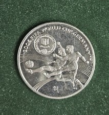 BRITISH VIRGIN ISLANDS $1 DOLLAR FOOTBALL SOCCER 2006 FIFA WORLD CUP GERMANY WC
