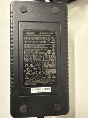 GENUINE SINPRO SWITCH POWER SUPPLY   SPU80-108  24V  3.3A