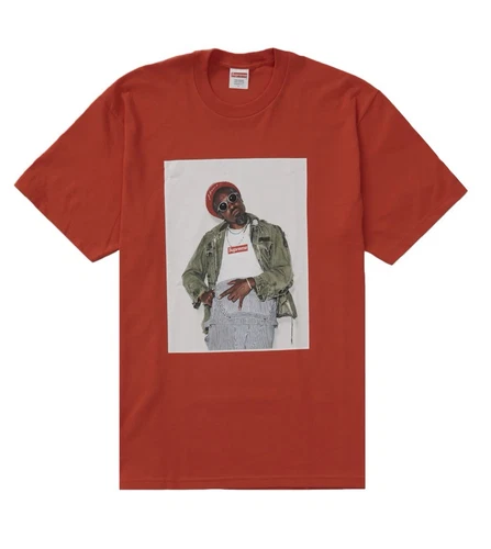 Taille M Tee shirt SUPREME x Andre 3000 FW22 Rouge tomate / Orange