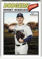 2026 Topps Heritage #178 Emmet Sheehan Los Angeles Dodgers Baseball
