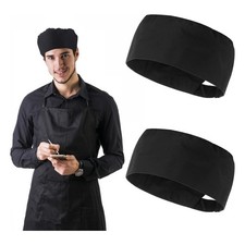 Yolev 2Pcs Unisex Chef Hats - Adjustable Kitchen Caps for Cooking Food