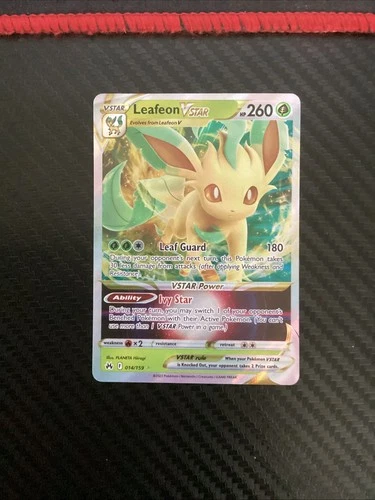 Leafeon VSTAR Ultra Rare Crown Zenith CRZ Grass Holo 014/159 2023 NM - product listing photo