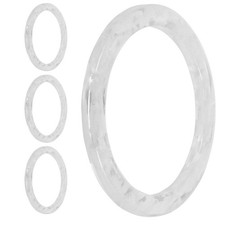 4pcs Resin Round Purse Handles: 11.5cm/4.5" O Ring Grips - Circle Purse