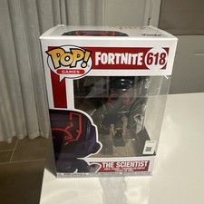 Figura Funko Pop Fortnite El Científico con Protector