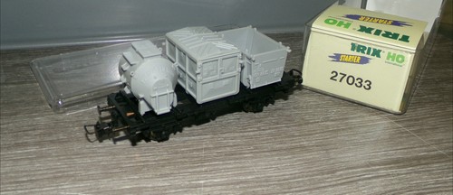 Trix H0 27033 DB Behältertragwagen, unbespielt, unbenutzt | Zustand: Gebraucht