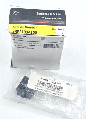 *NEW* GE SRPE100A100 Spectra RMS Rating Plug 100A SE150 Power Break II OEM