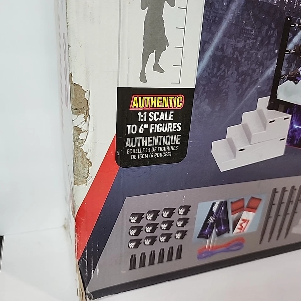 2019 Ver. WWE RAW Smack Down Authentic Scale Ringside Exclusive Wrestling Ring  - Image 3 of 4