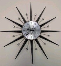 Mid Century Modern Atomic Starburst Wall Clock — listing 6