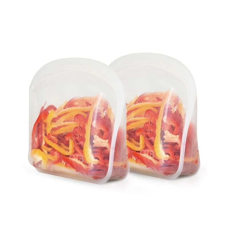 Set of 2 Stand Up & Reusable Silicone Storage Bag, Silicone Food Storage Cont...
Opens in a new wind