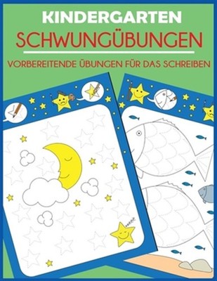 Kindergarten Schwungübungen: Vorbereitende Übungen für das Schreiben, Aktivit...