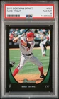 2011 Bowman Draft Mike Trout Rookie PSA 8