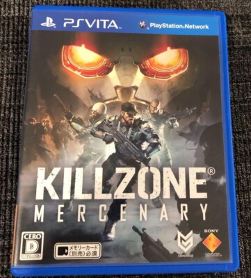 PS Vita KILLZONE MERCENARY PlayStation Vita Japanese Game Cartridge and Case 