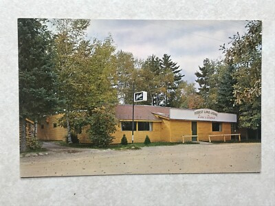 A1725 Postcard Forest Lake Lodge Grand Rapids MN Minnesota