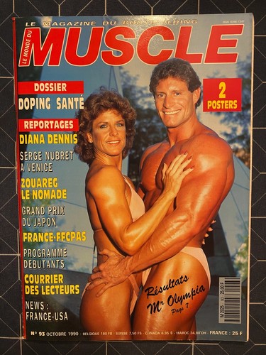 [39267-155] Revue Magazine - Le Monde du Muscle #93 - 1990