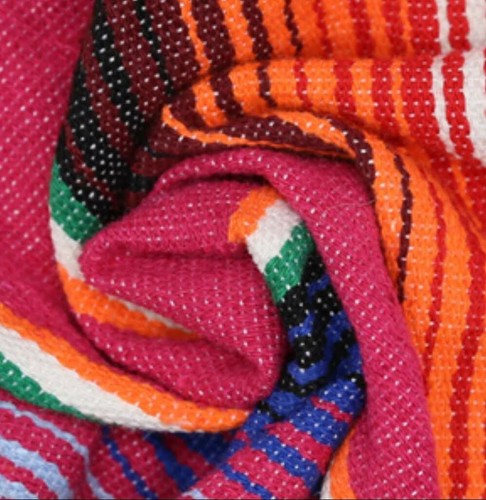 14" X 84" Serape Mexican Fiesta Woven Cotton Washable Reusable Table Runner - Picture 7 of 9