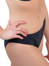 Black Underwired bikini top AND OR classic briefs bottoms swimwear ladies