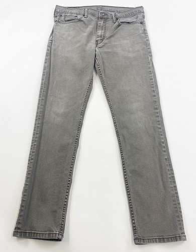 Levis 511 Jeans Mens 33x31 Gray Faded Black (Tagged 36x34) | eBay