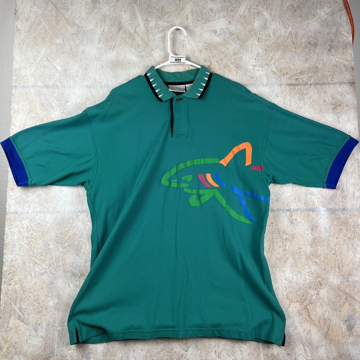 Vintage Shark Golf Shirts Vintage 90s Greg Norman Golf Polo Shirt