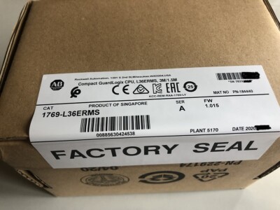 1769-L36ERMS Series A Compact GuardLogix 5370 CPU Ethernet Controller Motion PLC