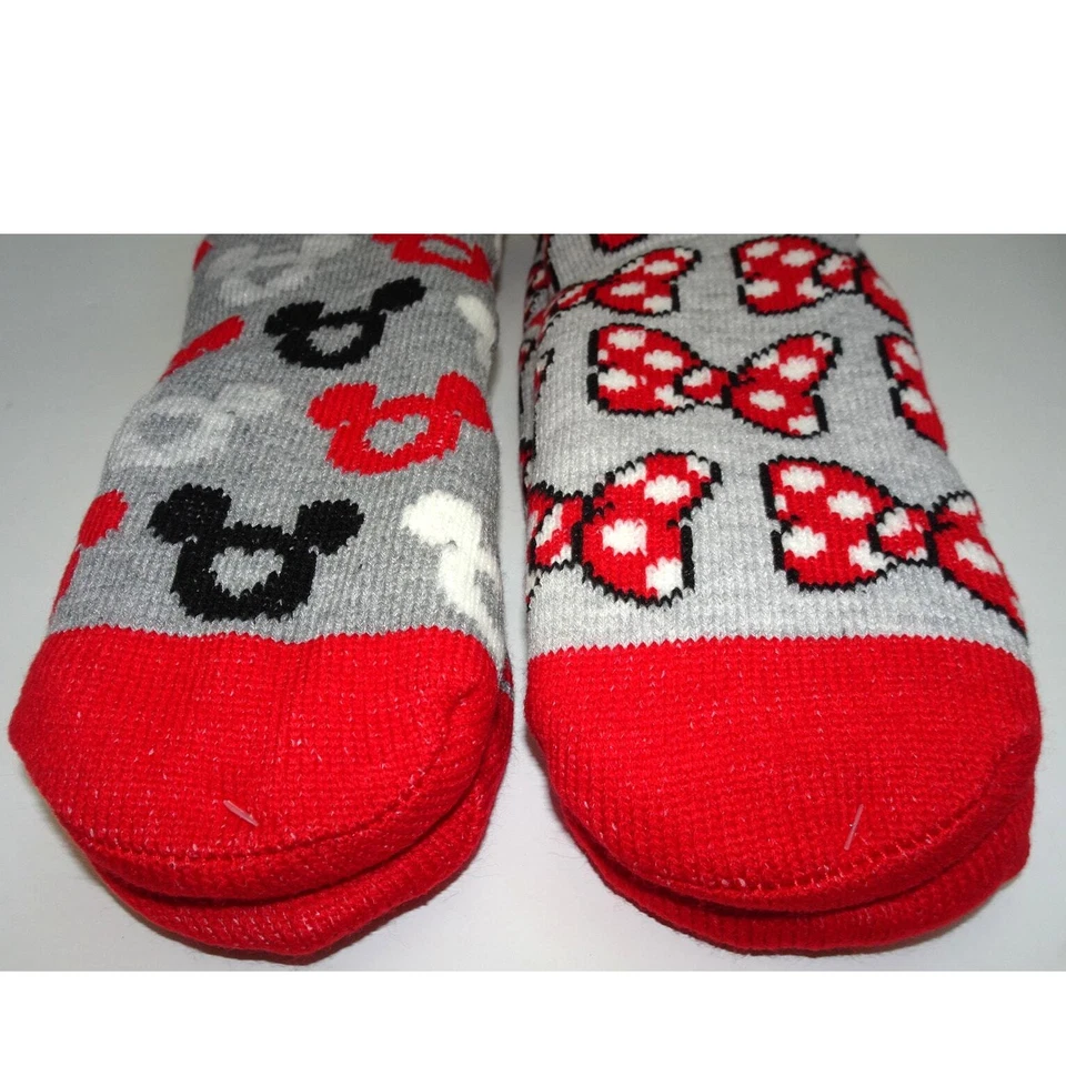 Комплект флисовых нескользящих носков Disney Minnie Mouse размер 9–11 - Изображение 2 из 4