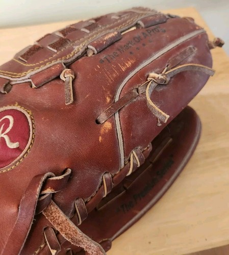Rawlings Premium Series H2600 Horween Leather 13" Baseball Glove RHT. gebraucht - Bild 6 von 6