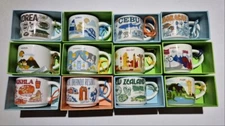 Starbucks City Mug You are here, Been there Ornament 59ml (2oz) Series