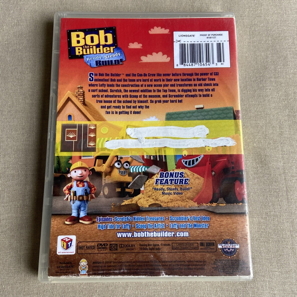 Bob The Builder Ready Steady Build Dvd