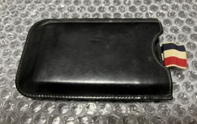THOM BROWNE ケース　トリコロール　牛革　ブラック　箱付き Thom Browne New York Tricolor Leather Case Set Of 2 Black