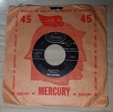 The Platters 45 Enchanted / The Sound and The Fury Mercury 71427X45 ex