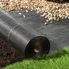 50m Heavy Duty Weed Control Fabric Ground Cover Membrane Garden Mat Landscape
