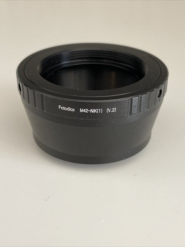 Fotodiox Lens Mount Adapter M42 Screw Mount SLR to Nikon Series 1 M42-NIK(1) V.2 - Picture 3 of 3