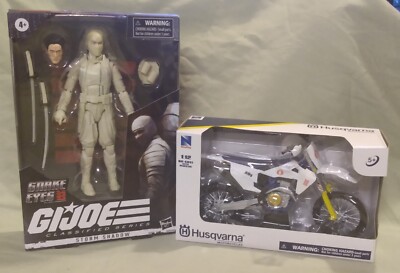 GI JOE 6 Inch COBRA Storm Shadow Dirt Bike Combo: Custom  Motorcycle & Accs.