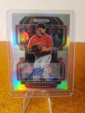 🔥 Brandon Birdsell  2022 Prizm Draft Base  Silver  Prizm - Auto - Cubs🔥