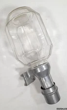 Vintage Large Glass Powder Malt Visible Dispenser