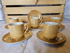 Vintage Seiei  Co. 11pc Lusterware Mini / Small Tea Set Mugs And Saucers Japan
