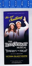 Tonights the Night Rod STEWART Musical VICTORIA Palace Theatre Orig Brochure. 
