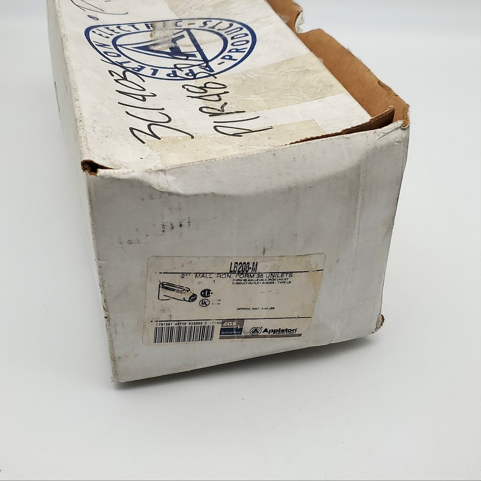 Appleton LB200M Conduit Body 2" Hub LB Type Form 35 Malleable Iron