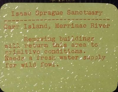 Isaac Sprague Sanctuary, Mass, Information Slide, Magic Lantern Glass Slide