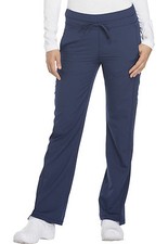 Scrubs Women's Dickies Dynamix DK130 Straight Leg Drawstring Pant Navy NAV