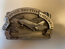 Belt Buckle Space Shuttle Columbia Made In The USA 1982