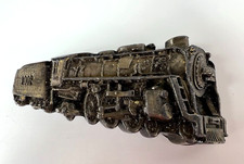 1978 Bergamot Brass Works Train Engine Railroad Belt Buckle K-39 USA Vintage