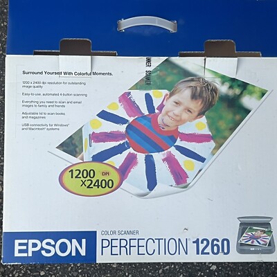NEW UNUSED UNIT ONLY Epson Perfection 1260 COLOR Photo Scanner UNIT ONLY