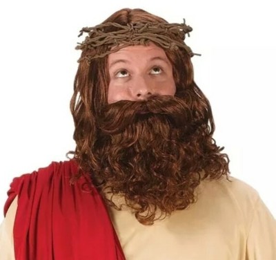 Beard And Wig Only For Adult Jesus Costume Baby Jesus Ebay