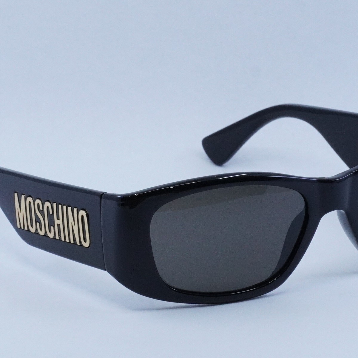 New MOSCHINO MOS145/S 0807IR Black/Grey 55-18-135 Sunglasses | eBay