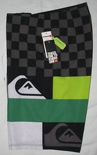 NEW MENS QUIKSILVER bank on it 21 BOARDSHORTS BOARD SHORTS w/stretch