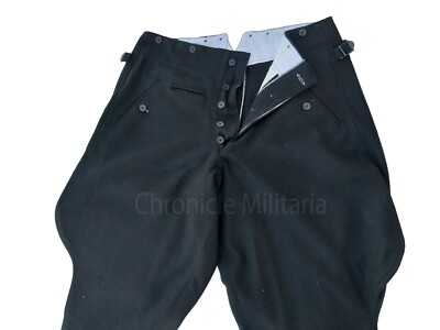 ww2 German ss black breeches | eBay