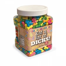 Eat A Jar Of Dicks - 2 Lb Jar by Little Genie - Free Priority Shipping