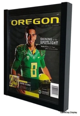 GAMEDAY DISPLAY Wall Mounting Standard Sized Magazine Frame - Display Case - Shadow Box